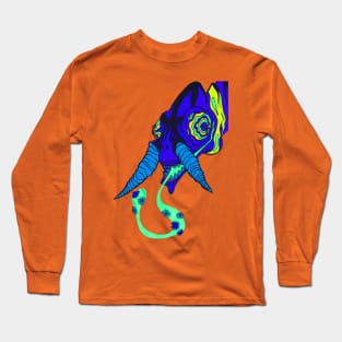 Blue Chameleon Long Sleeve T-Shirt